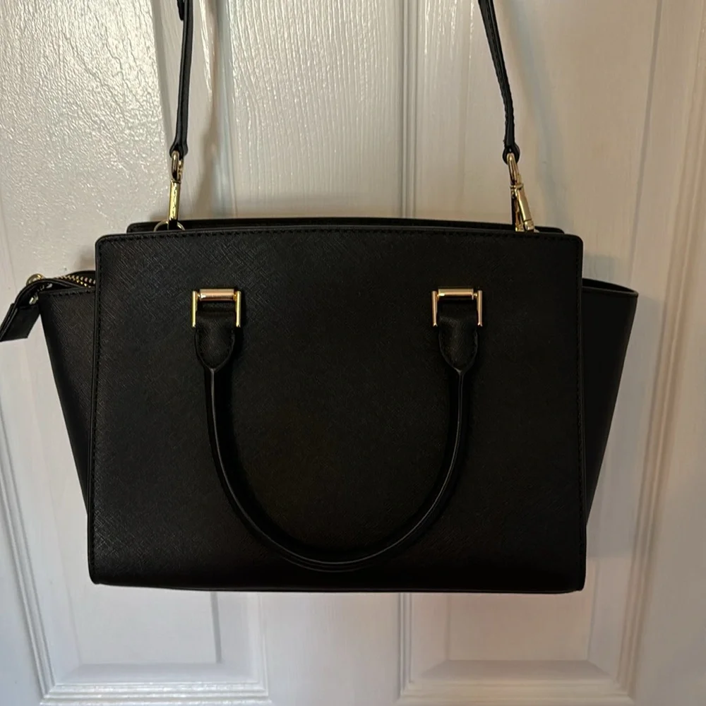 Michael Kors Selma Saffiano Leather Medium Satchel - Picture 7 of 10